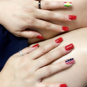 Foxi Nails - July 4th Spirit Design - Nail Salons Near Me - Dallas, Texas