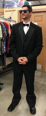 Over 300 Tuxedos! - Here at Echo Thrift Store we have over 300 Tuxedos that are in great condition! Come buy a Tuxedo now!