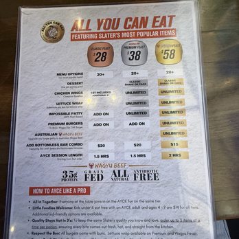 Slater's 50/50 - Burgers Near Me - Las Vegas, Nevada Slater's 50/50 - Burgers Near Me - Las Vegas, Nevada