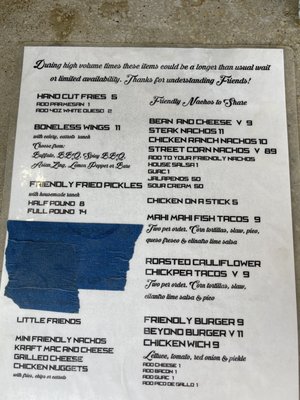 Menu photo 1 The Friendly Spot San Antonio, TX