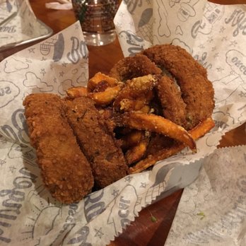 Bareburger - Forest Hills - Rings and sweet fries - Burgers Near Me - Forest Hills, New York