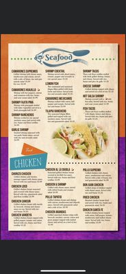 Menu photo 2 Cancun Mexican Restaurant  2 Linden, MI