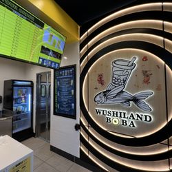 Wushiland Boba - Logo and decor