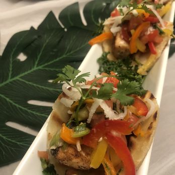 Food By Chef Ty - Roti escovitch salmon tacos - Personal Chefs Near Me Food By Chef Ty - Roti escovitch salmon tacos - Personal Chefs Near Me