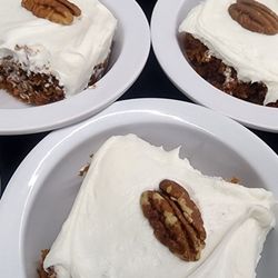Rocket Cafe - Carrot cake that comes with the lunch special!