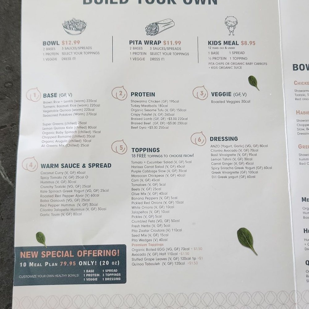 Anzo - Menu - Mediterranean Near Me - Boynton Beach, Florida