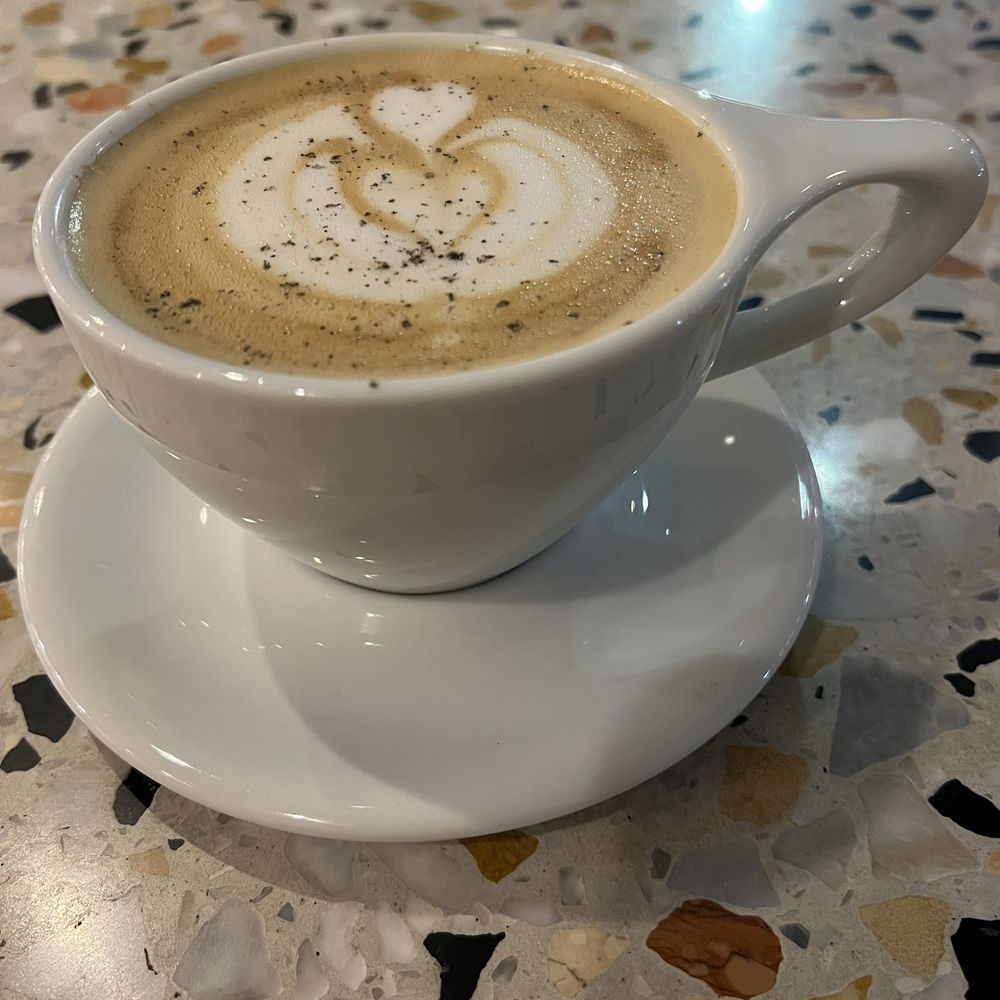Sesame hazelnut latte Sesame hazelnut latte