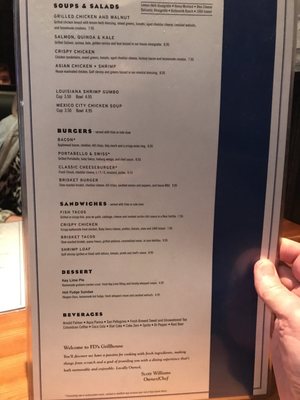 Menu photo 5 FD's Grillhouse Tyler, TX