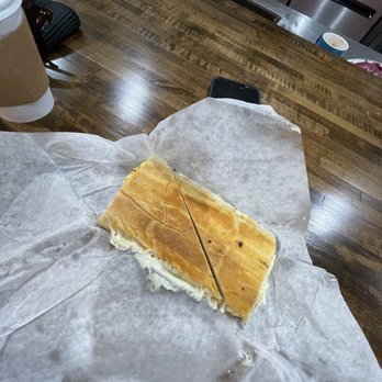 Cafecito - Breakfast sandwich egg/cheese/bacon - Cuban Near Me - Charleston, South Carolina Cafecito - Breakfast sandwich egg/cheese/bacon - Cuban Near Me - Charleston, South Carolina