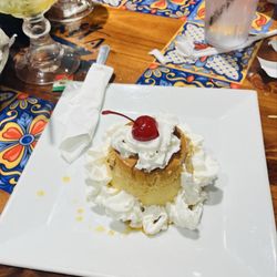 La Poblanita Mexican Restaurant - Bday Flan so good