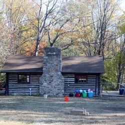 Inner Quest - Inner Quest's log cabin base at Madeira School