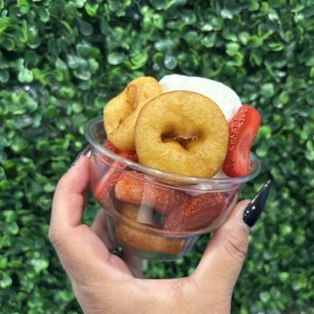 O's Hot Doughnuts - Strawberry Sundae minus strawberry glaze - Donuts Near Me - Markham, Ontario