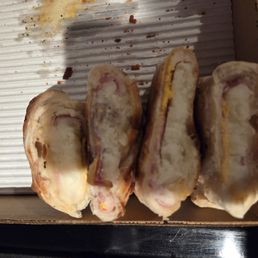 All cheese, almost 0 meat stomboli All cheese, almost 0 meat stomboli