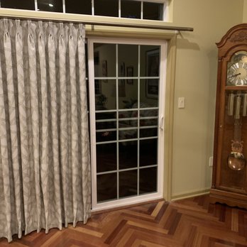 Alan Prostick - Cafe rod, pinch pleated draperies - Shades & Blinds Near Me - Clifton, New Jersey