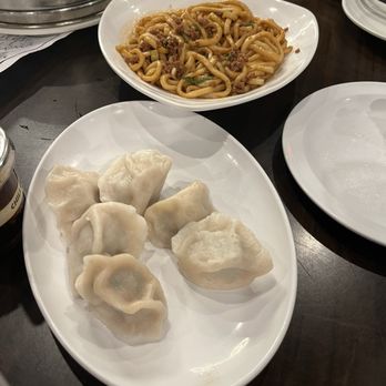 Dim Sum Garden - Pork lo mein and pork and Chives & Pork Dumplings - Dim Sum Near Me - Philadelphia, Pennsylvania Dim Sum Garden - Pork lo mein and pork and Chives & Pork Dumplings - Dim Sum Near Me - Philadelphia, Pennsylvania