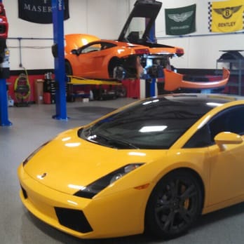 Rosso Service - Lamborghini in for major service and clutch replacement. - Auto Repair Near Me - Forest Hill, Maryland