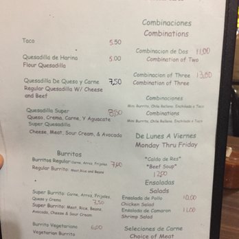 Chavitas - Menu - 3 of 4 - Mexican Near Me - San Francisco, California