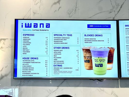 Menu photo 8 Iwana Specialty Coffee Las Vegas, NV Menu photo 8 Iwana Specialty Coffee Las Vegas, NV