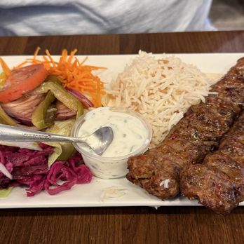 Kolbeh Turkish Restaurant - Adana Kebab Platter - Turkish Near Me - Fairfax, Virginia Kolbeh Turkish Restaurant - Adana Kebab Platter - Turkish Near Me - Fairfax, Virginia