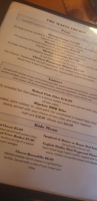 Menu photo 6 The Hawk's Nest Lodge West Forks, ME Menu photo 6 The Hawk's Nest Lodge West Forks, ME