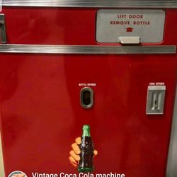Davis Appliance service - 1952 restored Coke Machine