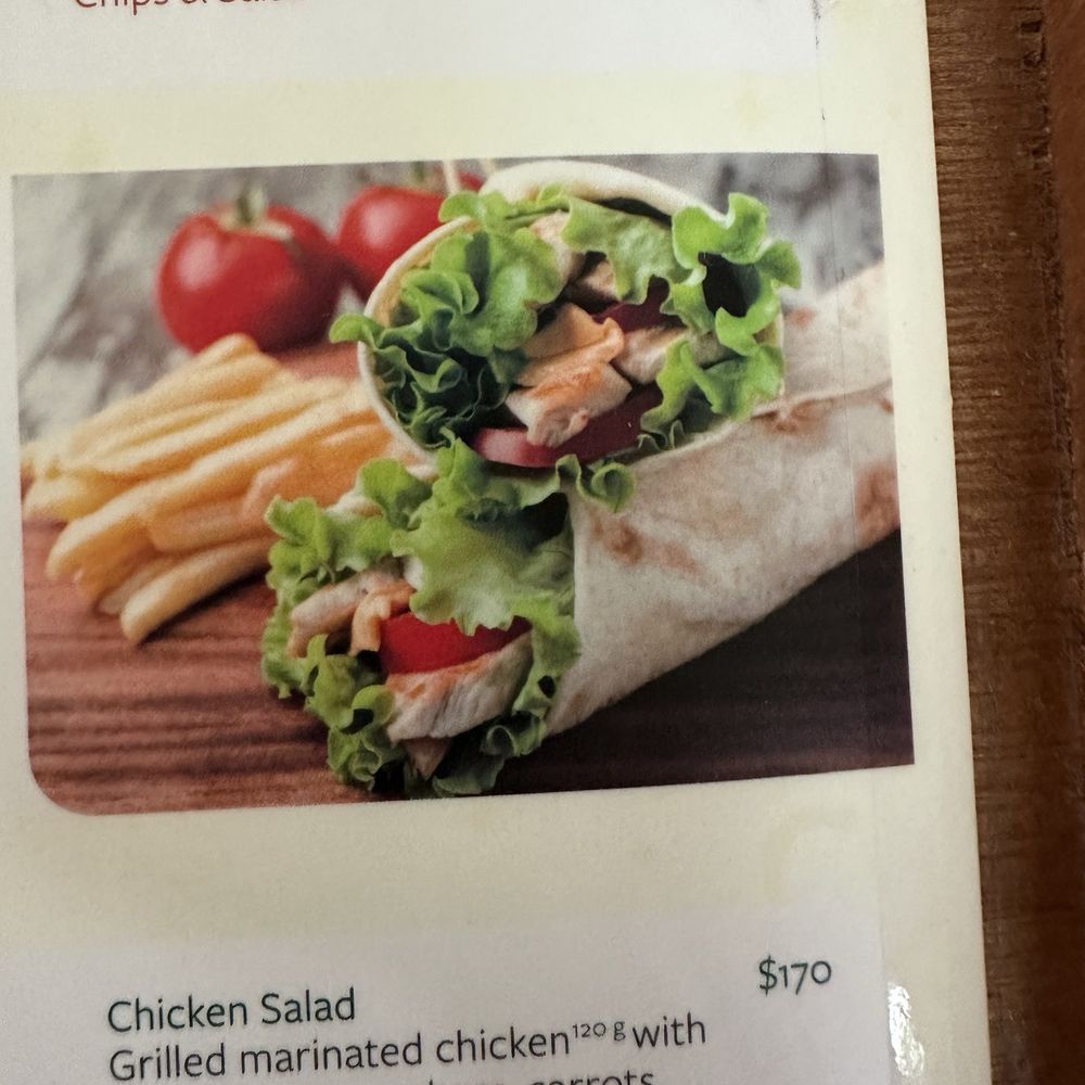 Moon Star Cafe - The chicken wrap with fries that I thought I was ordering as pictured on the menu. - Salad Near Me - Nuevo Vallarta, NAY Moon Star Cafe - The chicken wrap with fries that I thought I was ordering as pictured on the menu. - Salad Near Me - Nuevo Vallarta, NAY