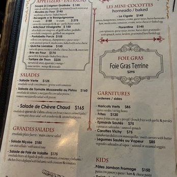 La Cigale - Menu - French Near Me - Puerto Vallarta, JAL La Cigale - Menu - French Near Me - Puerto Vallarta, JAL