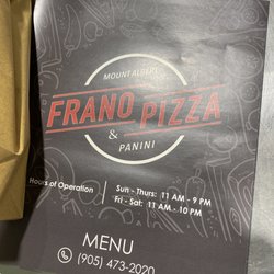Frano Pizza And Panini