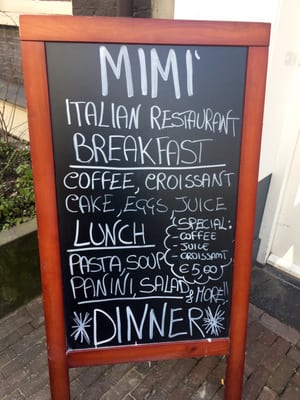 Menu photo 1 Mimi Latteria Milanese Amsterdam, NH