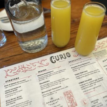 Curio - BOTTOMLESS STARTERS & MENU - Bars Near Me - San Francisco, California