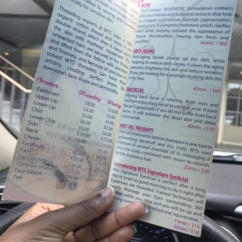 Wax Thread and Scissors - Buckhead - Menu inside - Skin Care Near Me - Atlanta, Georgia