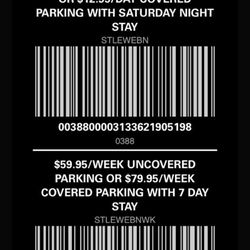 The Parking Spot East - Correct coupon The Parking Spot would NOT apply retroactively.