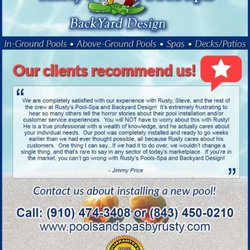 Rusty's Pool-Spa and Backyard Design