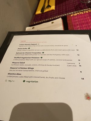 Menu photo 3 Mayura Barcelona, B Menu photo 3 Mayura Barcelona, B