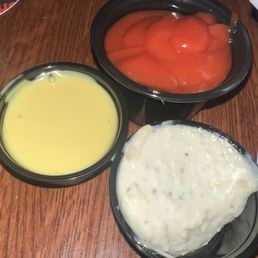 Ketchup & Honey Mustard // Tip: sub Drake's special sauce with Parmesan-garlic mayo Ketchup & Honey Mustard // Tip: sub Drake's special sauce with Parmesan-garlic mayo