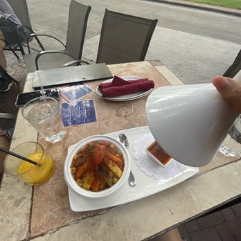 Baboush - Vegetable Couscous Tagine Dinner - Moroccan Near Me - Dallas, Texas