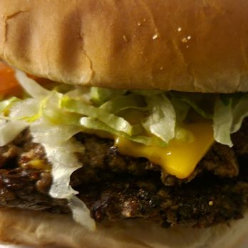 Miner-Dunn Hamburgers - A wonderful lettuce, tomato and onion cheeseburger - Burgers Near Me - Highland, Indiana