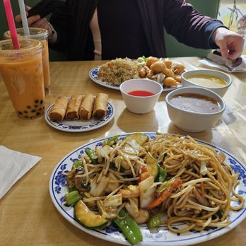Lucky China - Sweet and sour chicken, shrimp chop suey, egg rolls, thai tea boba - Chinese Near Me - Henderson, Nevada