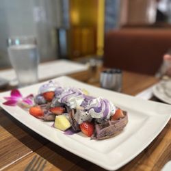 Sunda New Asian - Ube waffles