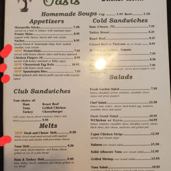 April 2023 updated menu