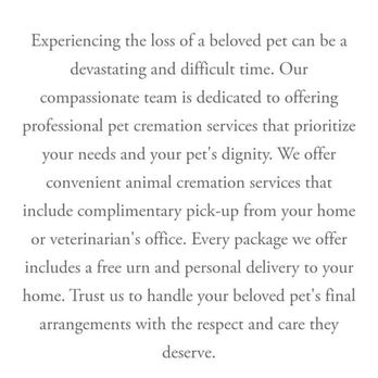 Coral Cremations - Pet Cremation Services Near Me Coral Cremations - Pet Cremation Services Near Me