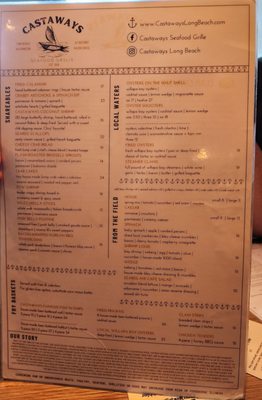 Menu photo 6 Castaway's Seafood Grille Long Beach, WA