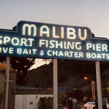 Malibu Pier - Sign - Local Flavor Near Me - Malibu, California