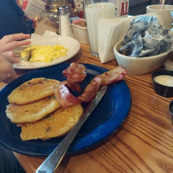 Cracker Barrel Old Country Store - Mini confetti pancakes & scrambled eggs.  Very good. - Breakfast & Brunch Near Me - Chester, Virginia