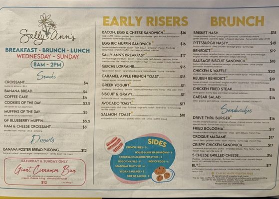 Menu photo 8 Sally Ann’s Pittsburgh, PA