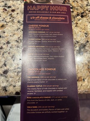 Menu photo 1 The Melting Pot Glendale, AZ Menu photo 1 The Melting Pot Glendale, AZ