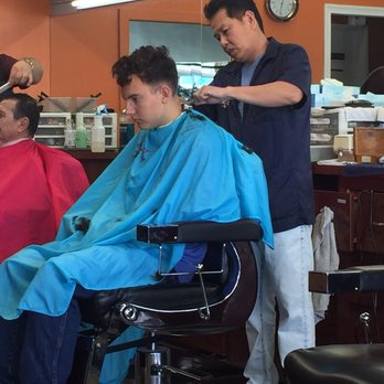 The Best Barber Shop - Jimmy getting Jimmy all cleaned up! - Barbers Near Me - Granada Hills, California