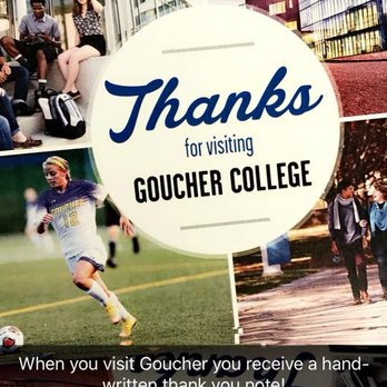 Goucher College - Thank You Notes - Colleges & Universities Near Me - Baltimore, Maryland Goucher College - Thank You Notes - Colleges & Universities Near Me - Baltimore, Maryland