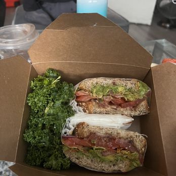 Kb & co - Coconut "BLT" with kale salad! - Vegan Near Me - Calgary, Alberta