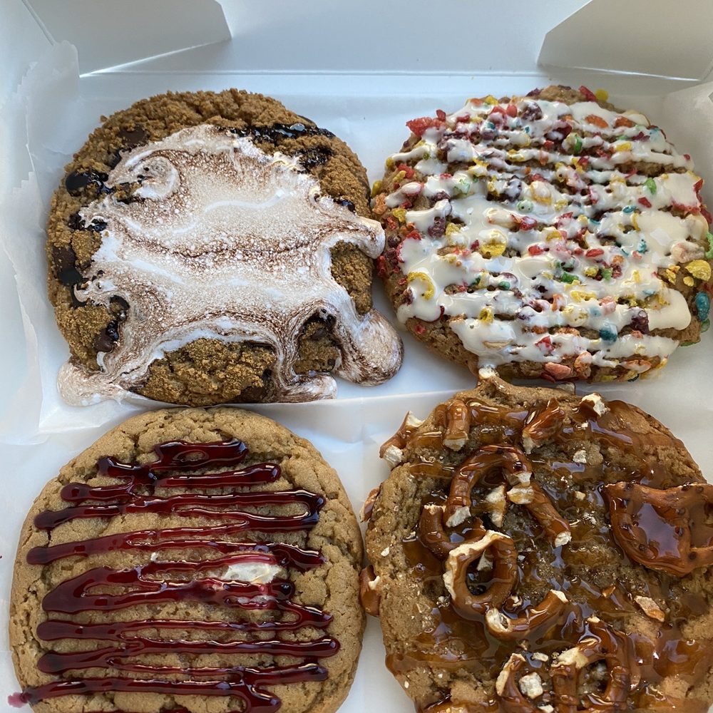 The Cookie Connect - S' Mores Cookie Salted Caramel Pretzel Cookie New York City Cheesecake Cookie Fruity Pebbles Cookie - Desserts Near Me - Bloomfield, New Jersey